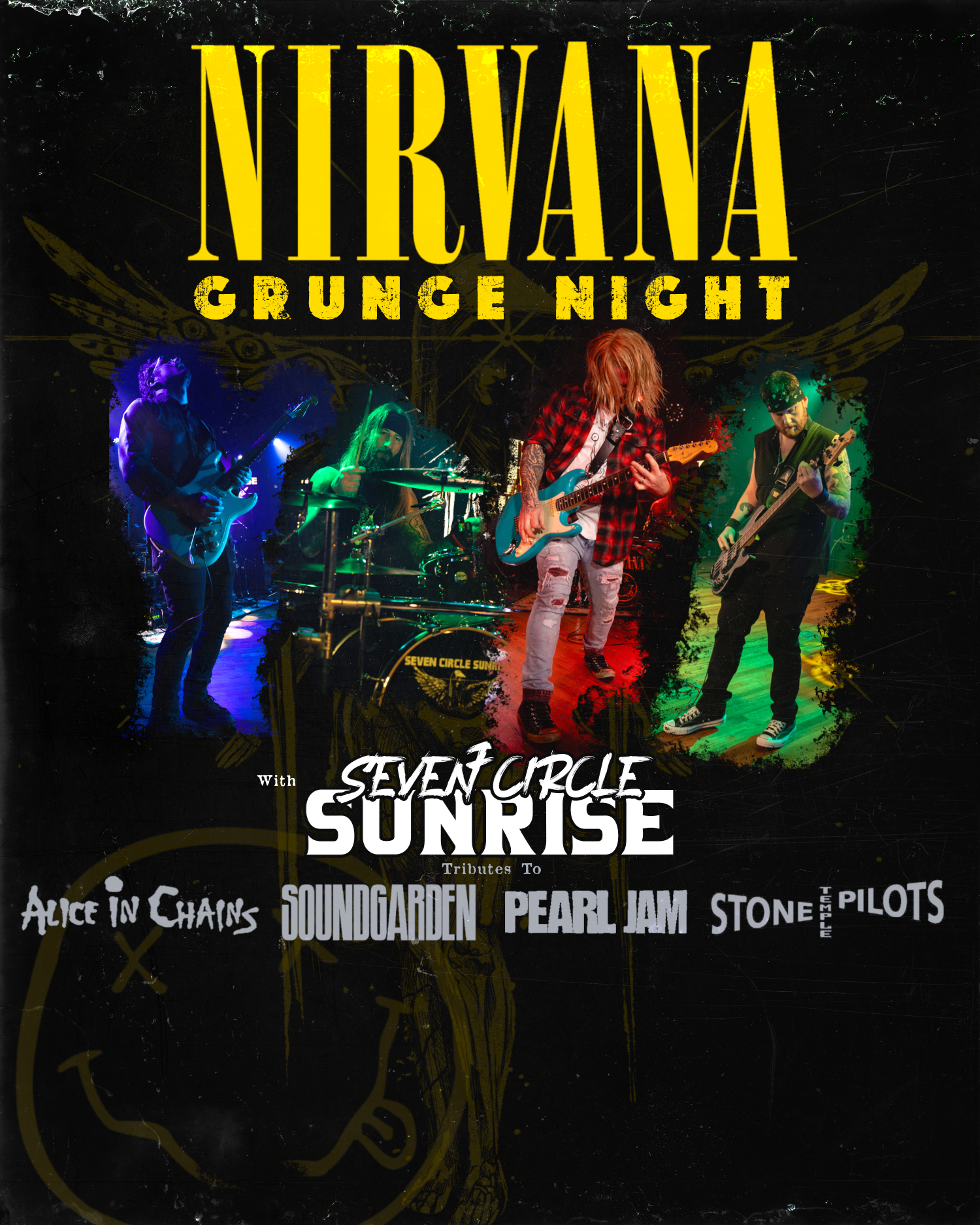 Featured image for “Nirvana Grunge Fest featuring Seven Circle Sunrise”
